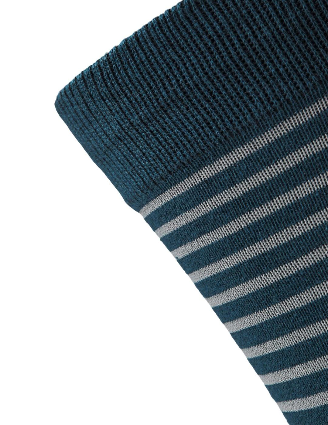 CALCETINES JACK&JONES PACK 5 JACSTRIPE AZUL OSCURO