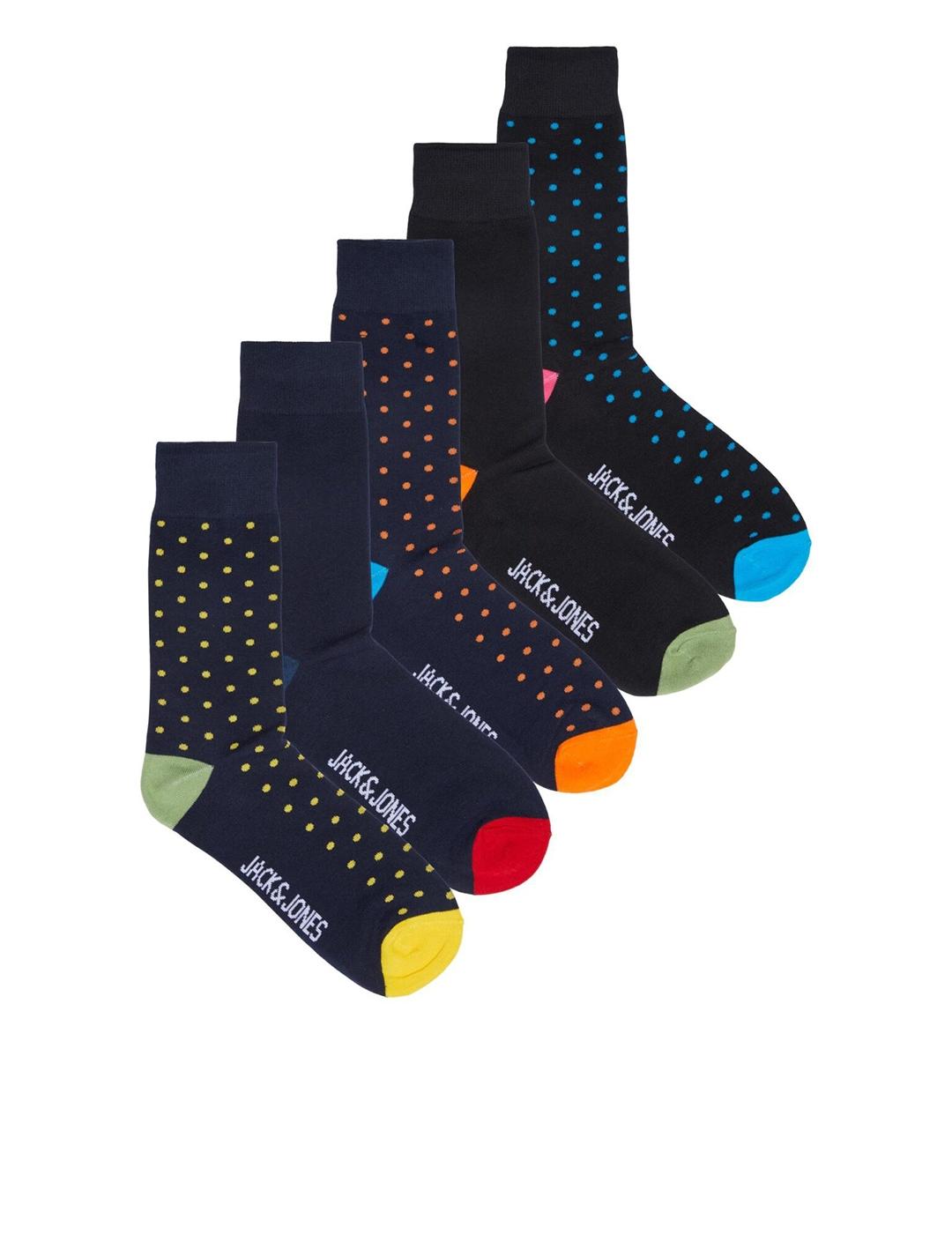 CALCETINES JACK&JONES PACK 5 JACCOLORFUL MULTICOLO