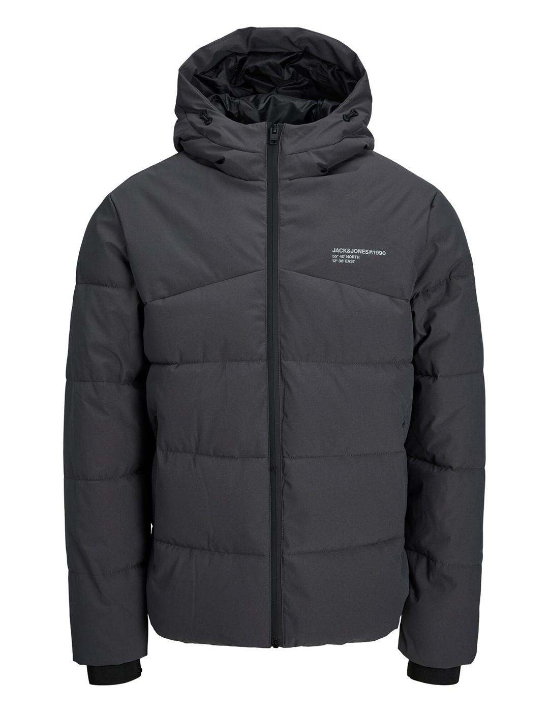 CHAQUETA JACK&JONES JJFLOW GRIS OSCURO