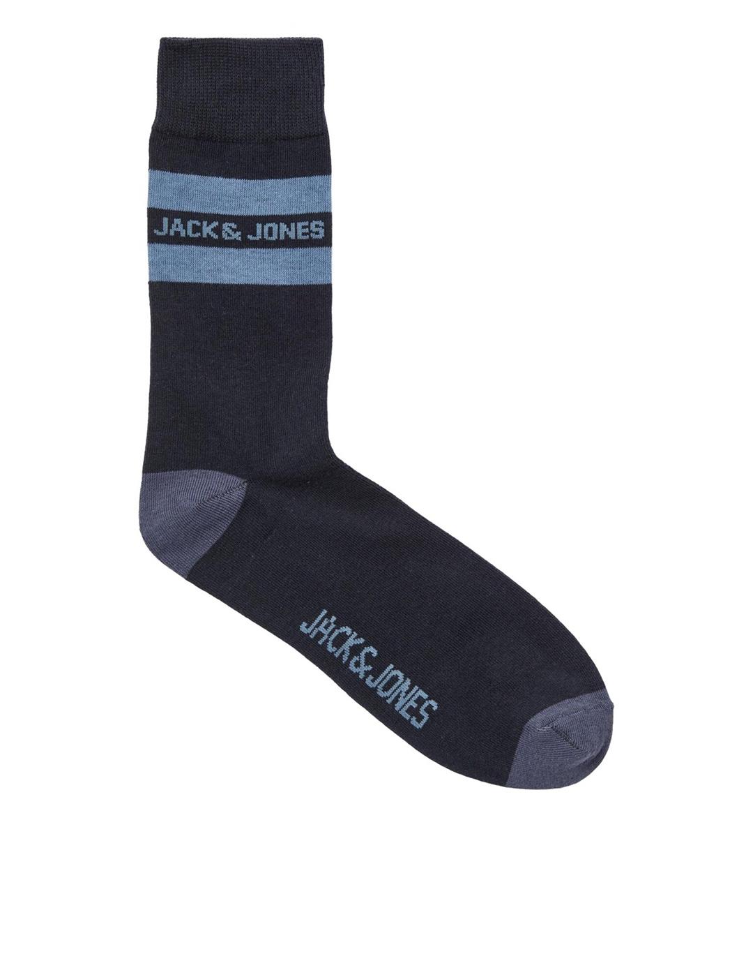 CALCETINES JACK&JONES PACK 3 JACBLUE AZUL