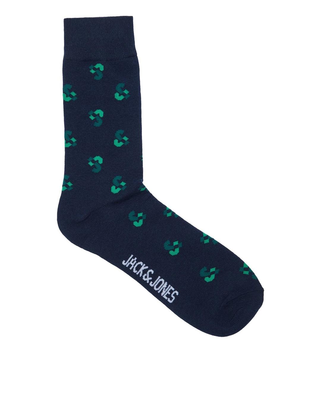 CALCETINES JACK&JONES PACK 3 JACBASIC VERDE