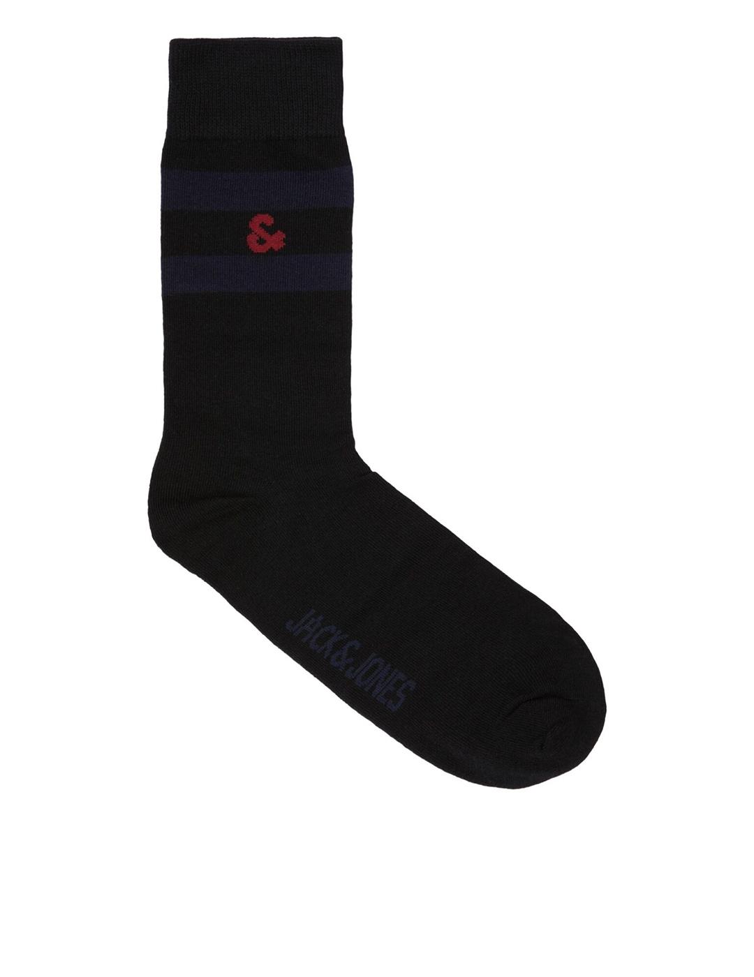 CALCETINES BOXER JACK&JONES CAJA REGALO NEGRO