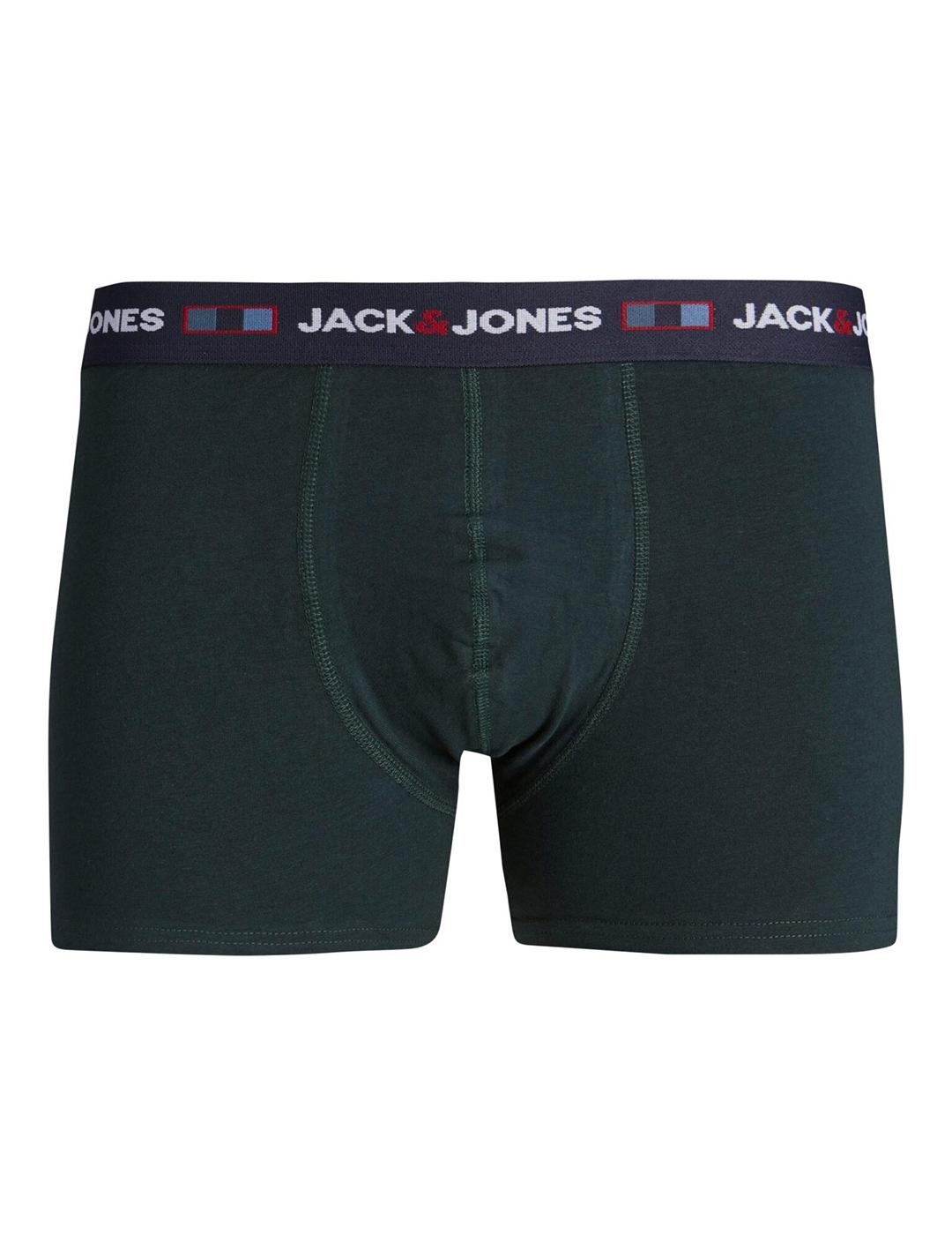 CALCETINES BOXER JACK&JONES CAJA REGALO VERDE