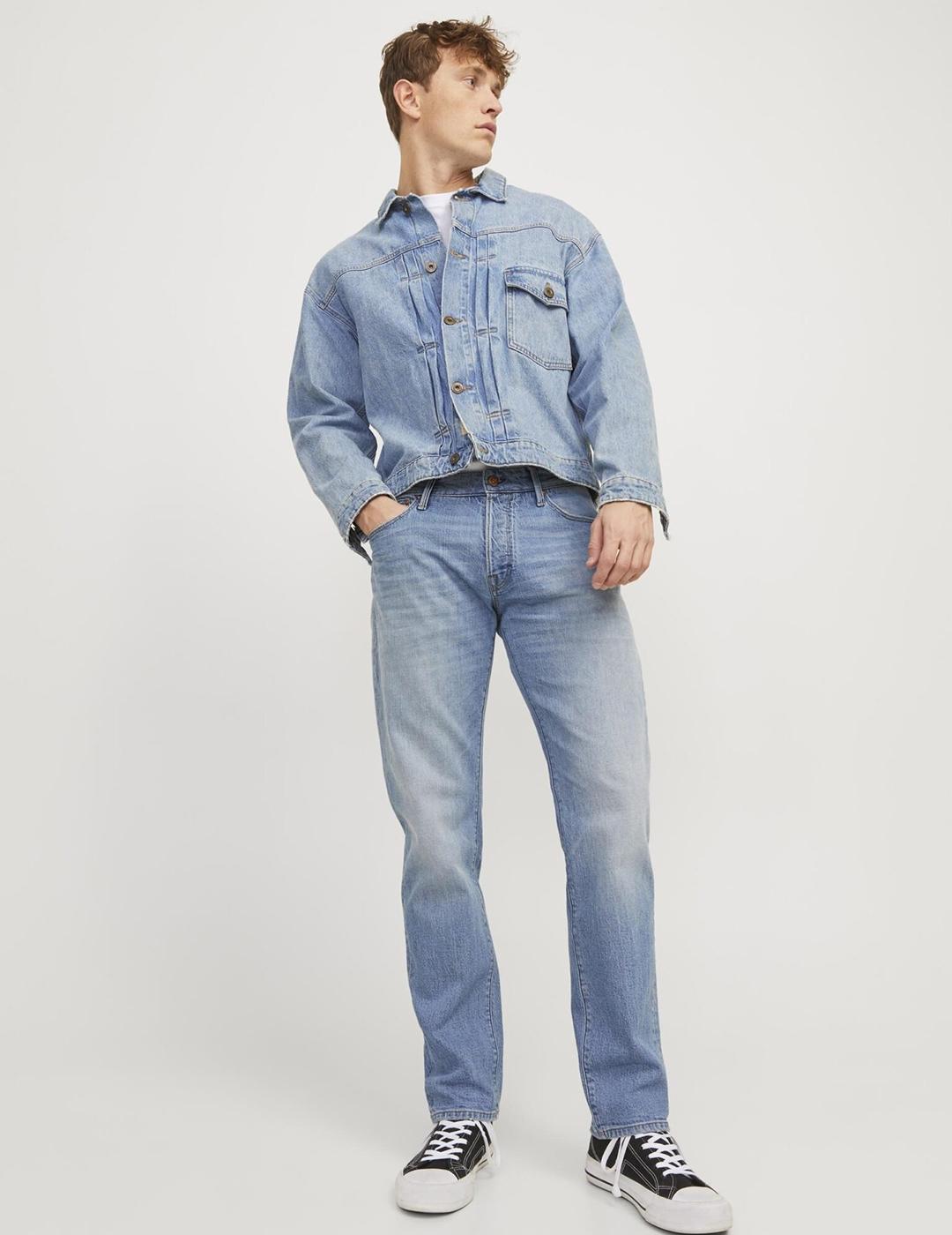 JEANS JACK&JONES JJIMIKE JJ 044 AZUL ATENUADO (CLA