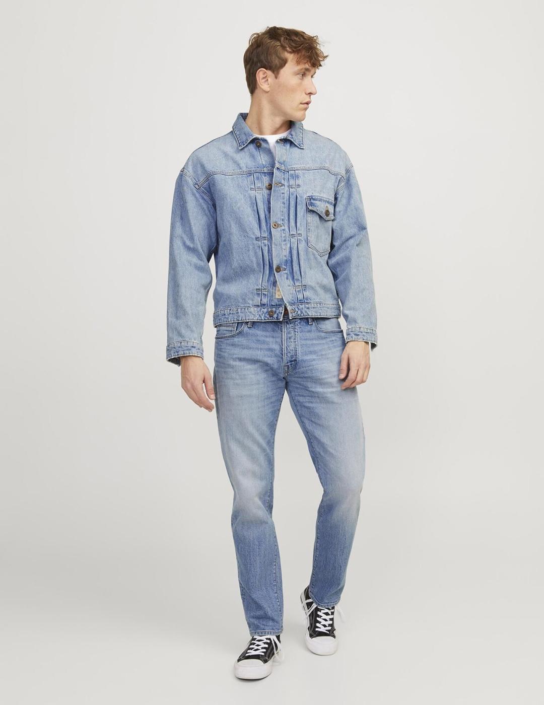 JEANS JACK&JONES JJIMIKE JJ 044 AZUL ATENUADO (CLA