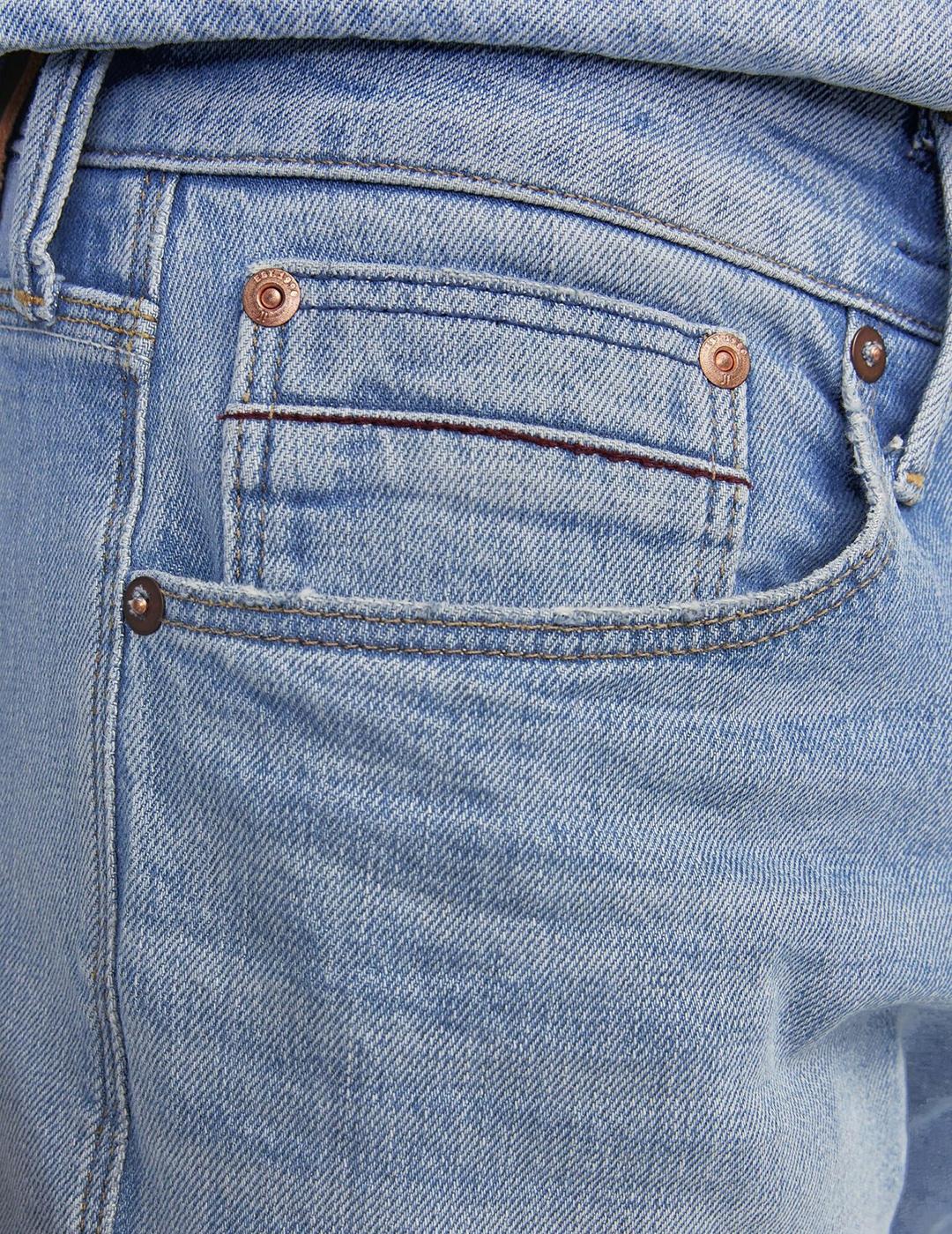 JEANS JACK&JONES JJIMIKE JJ 044 AZUL ATENUADO (CLA