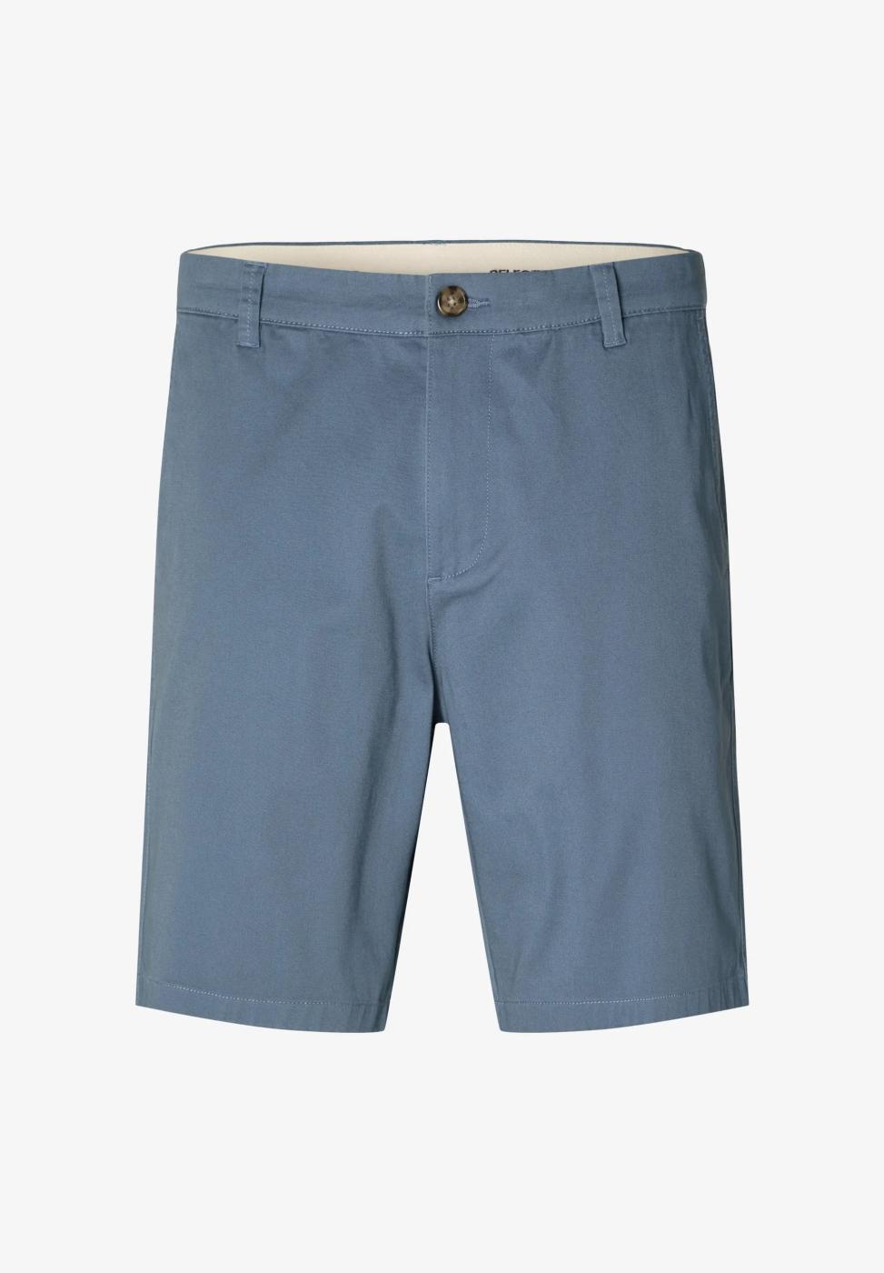 SHORTS SELECTED BILL AZUL ATENUADO