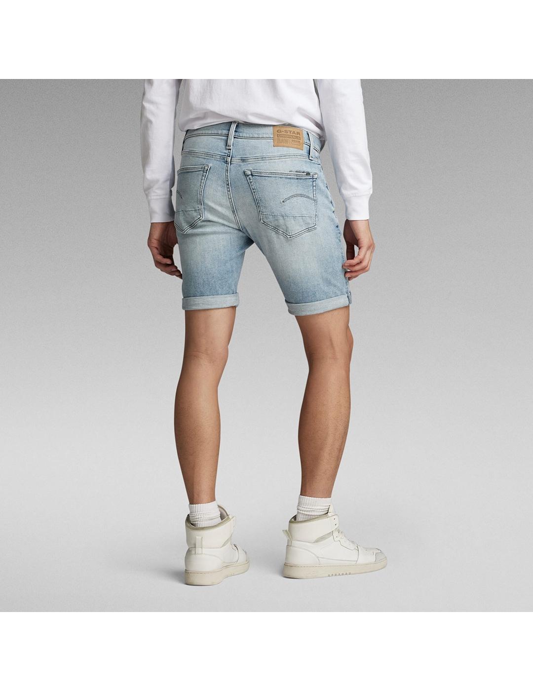 SHORTS G-STAR 3301 AZUL CLARO