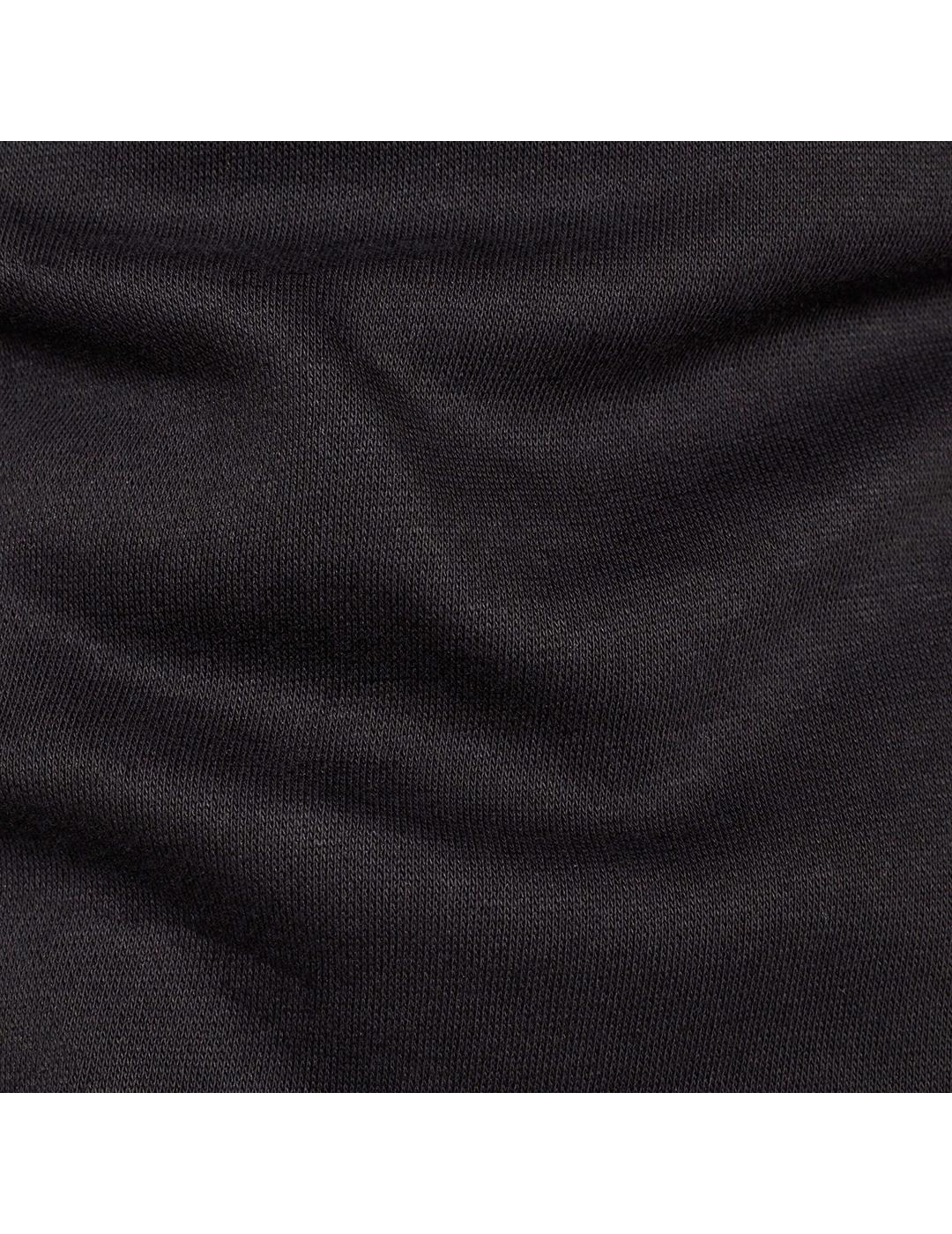 SUDADERA G-STAR PREMIUM CORE HDD ZIP NEGRO