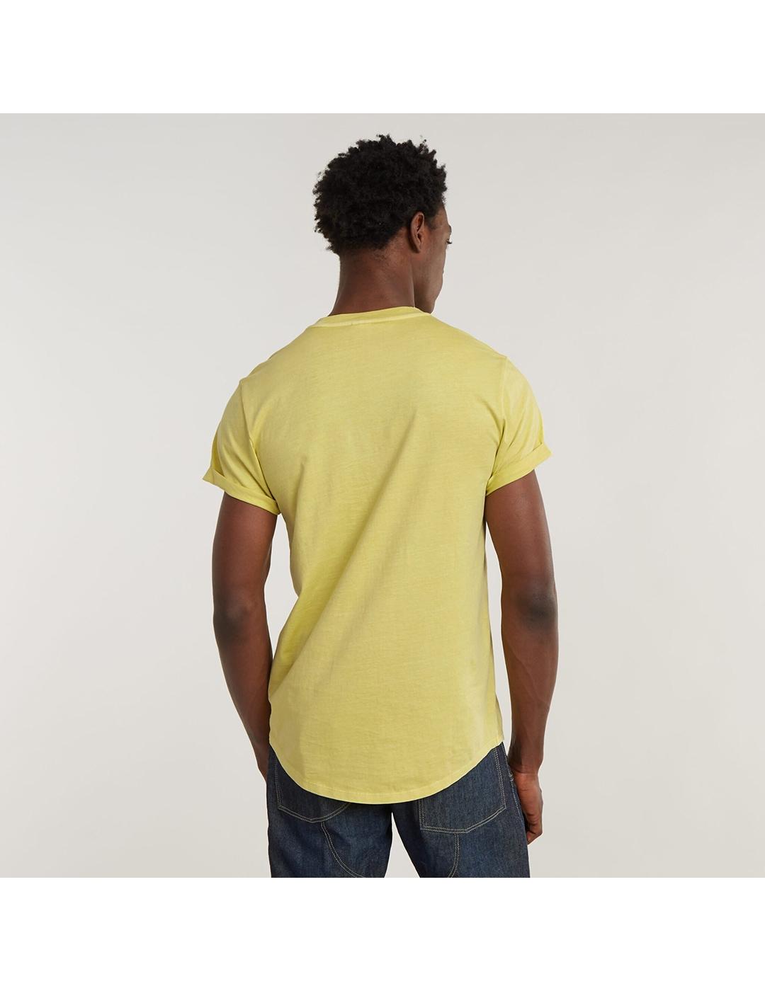 CAMISETA G-STAR LASH AMARILLO CLARO