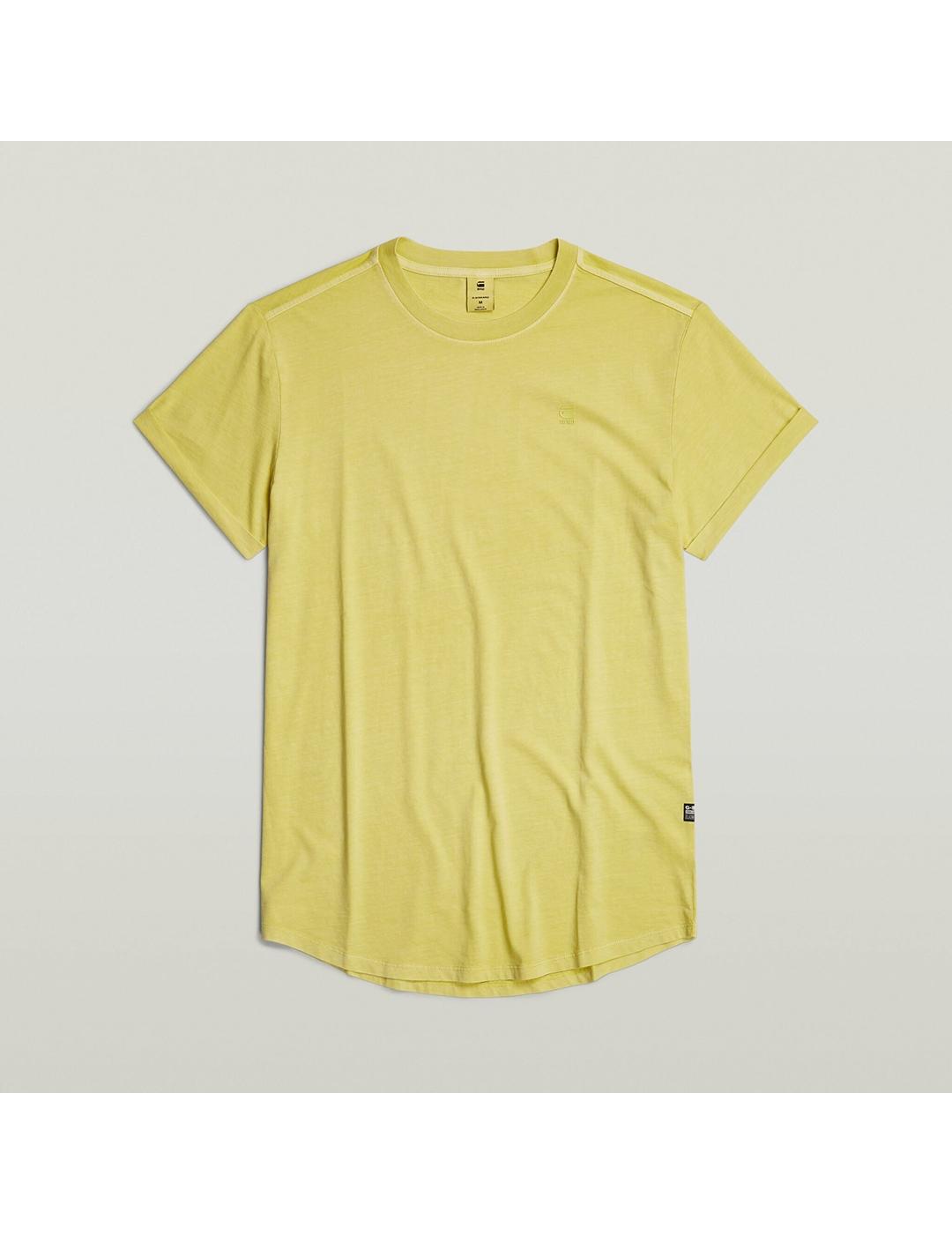 CAMISETA G-STAR LASH AMARILLO CLARO