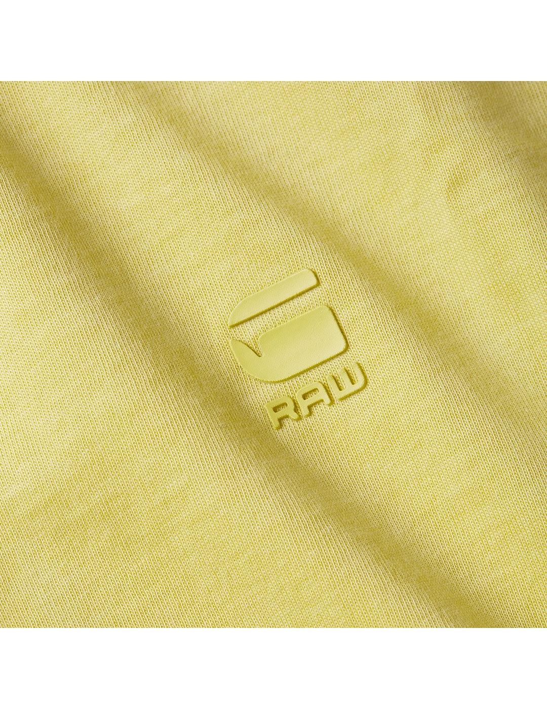 CAMISETA G-STAR LASH AMARILLO CLARO
