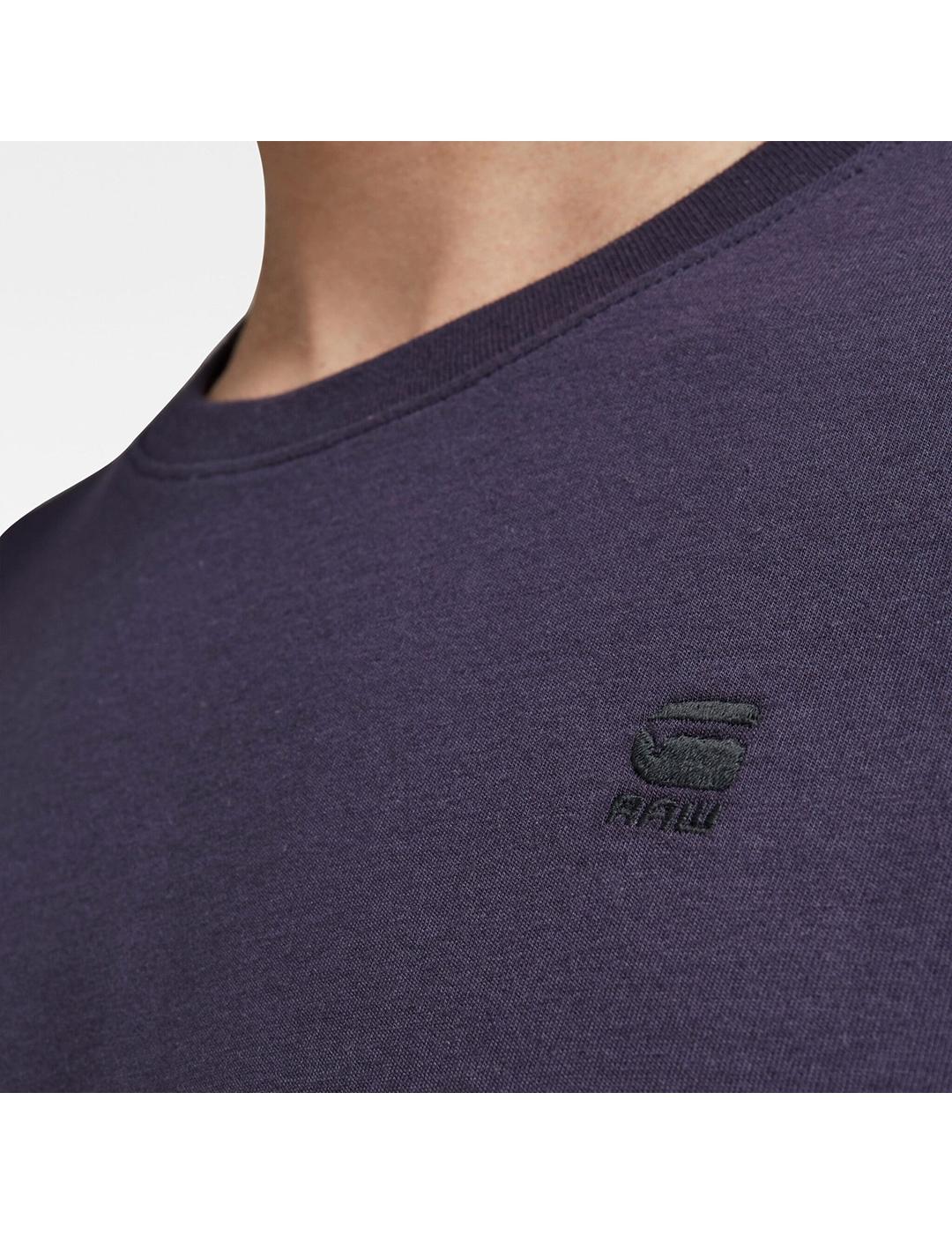 CAMISETA G-STAR BASE-S R T S/S AZUL OSCURO