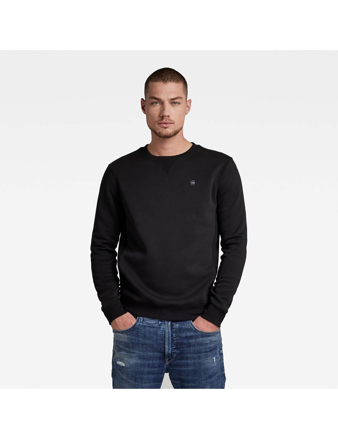 SUDADERA G-STAR PREMIUM CORE R NEGRO