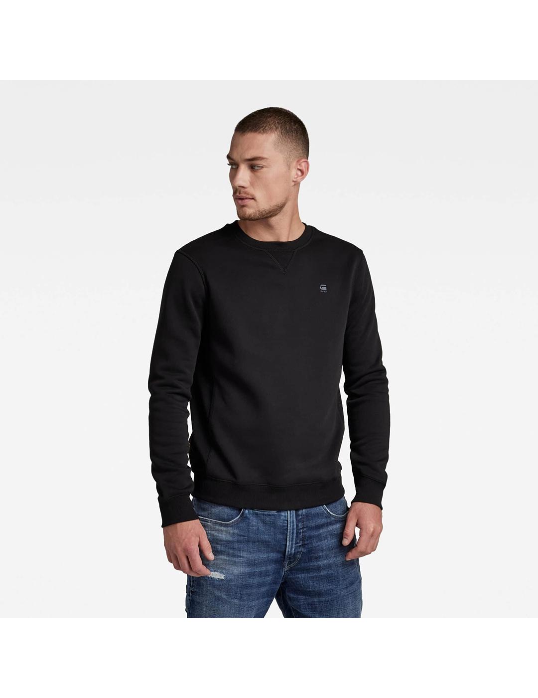 SUDADERA G-STAR PREMIUM CORE R NEGRO