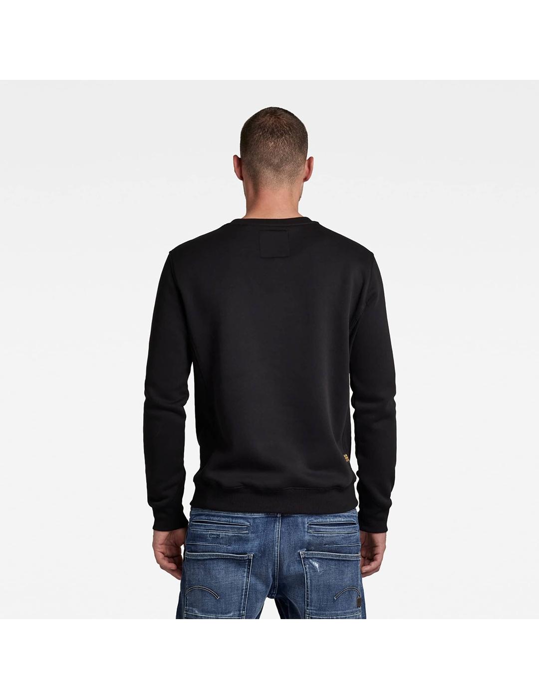 SUDADERA G-STAR PREMIUM CORE R NEGRO
