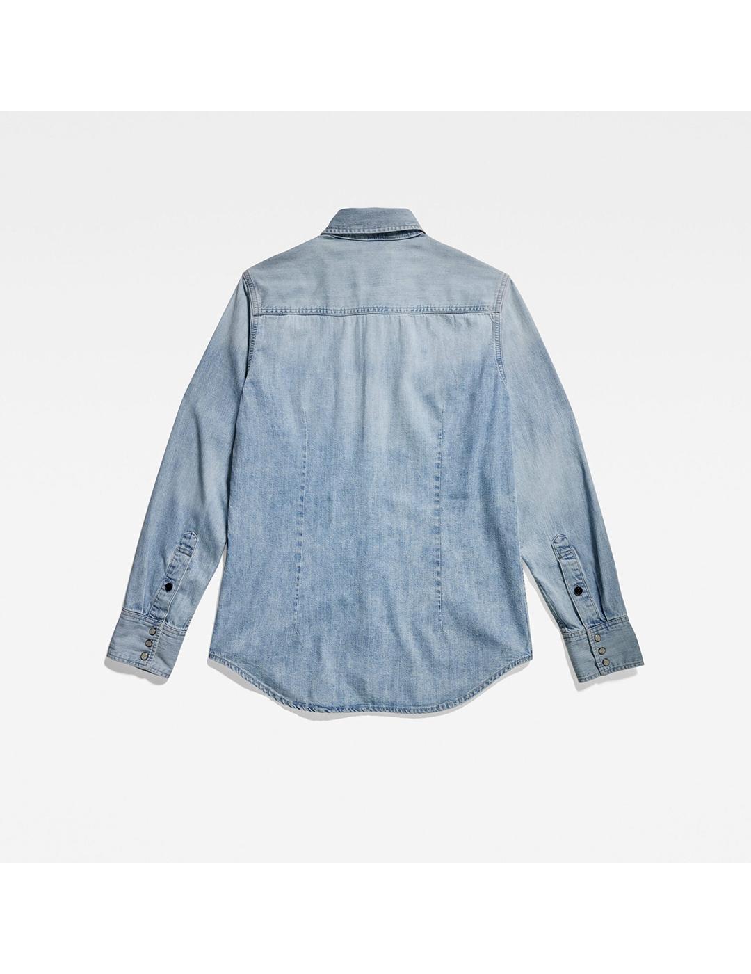 CAMISA G-STAR DENIM AZUL ATENUADO (CLARO)