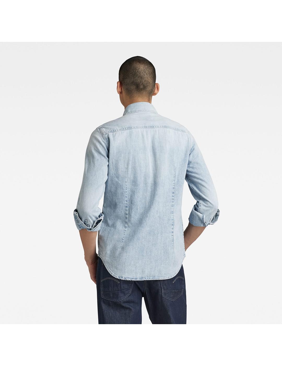 CAMISA G-STAR DENIM AZUL ATENUADO (CLARO)