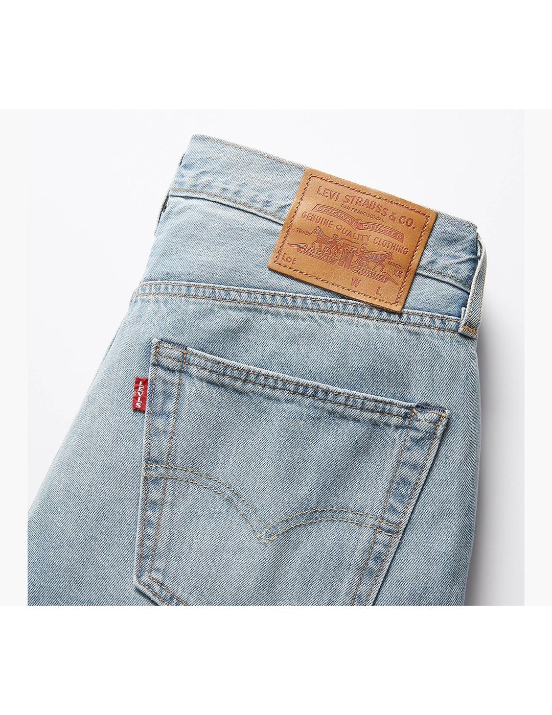 JEANS LEVIS 501 ORIGINAL LET IT AZUL CLARO