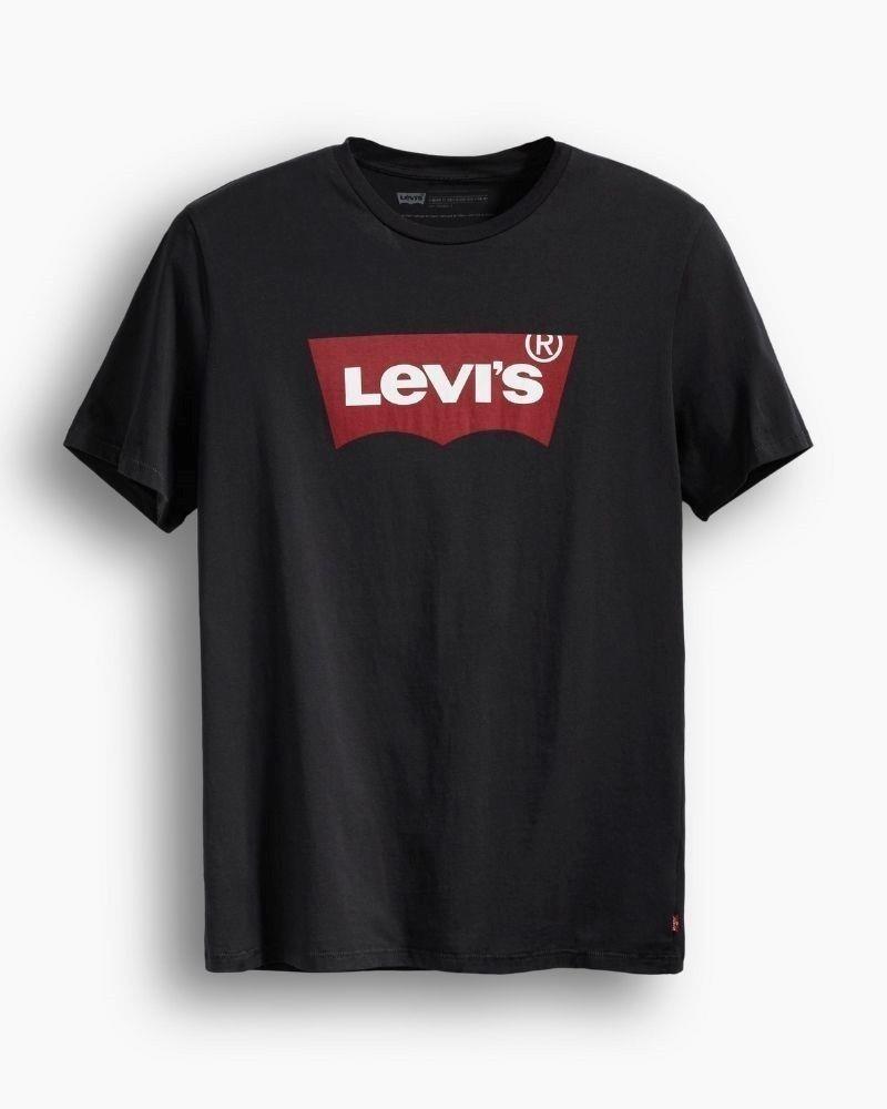 CAMISETA LEVIS GRAPHIC SET IN NECK BLACK NEGRO