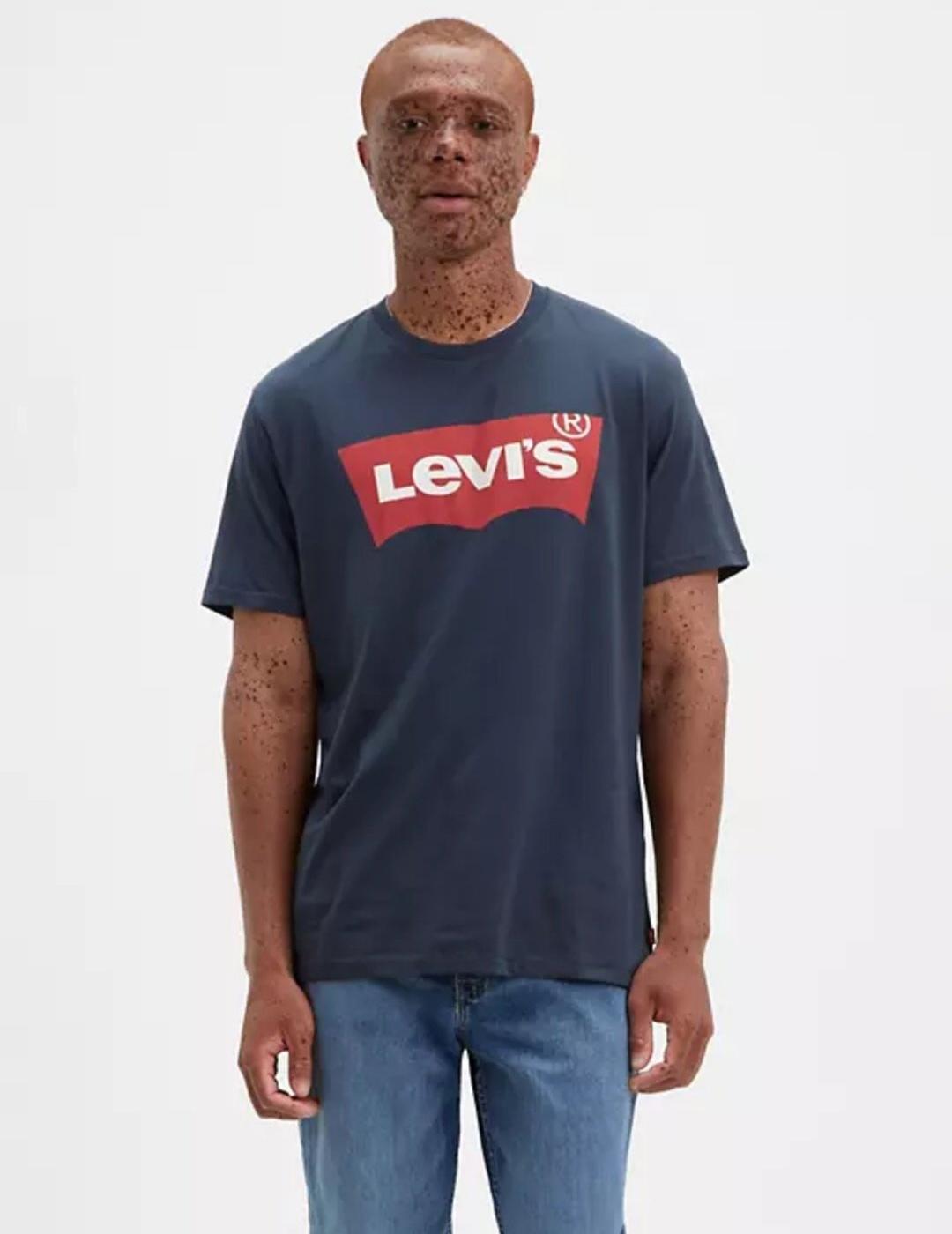 CAMISETA LEVIS GRAPHIC SET IN NECK DRESS BLUE AZUL