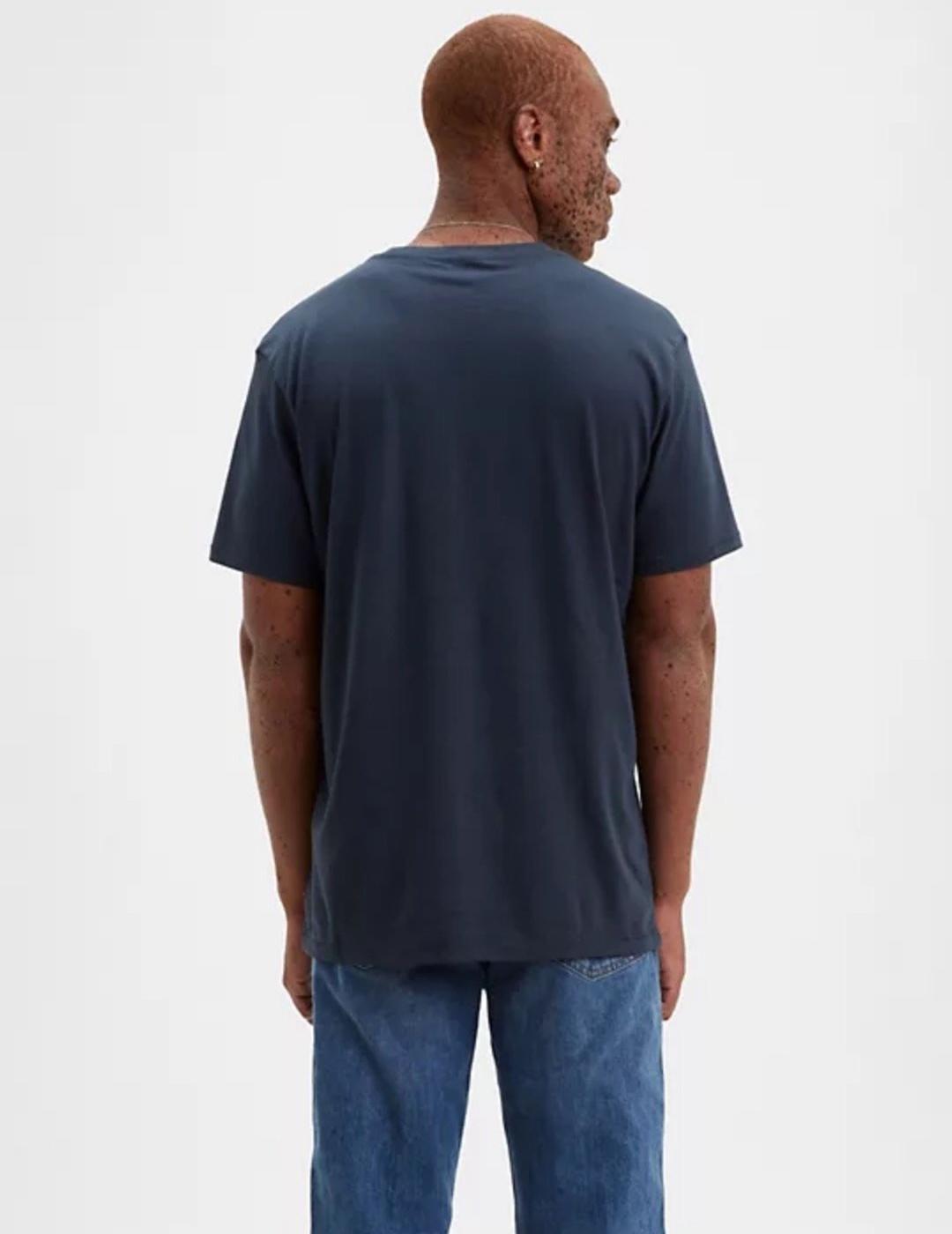 CAMISETA LEVIS GRAPHIC SET IN NECK DRESS BLUE AZUL