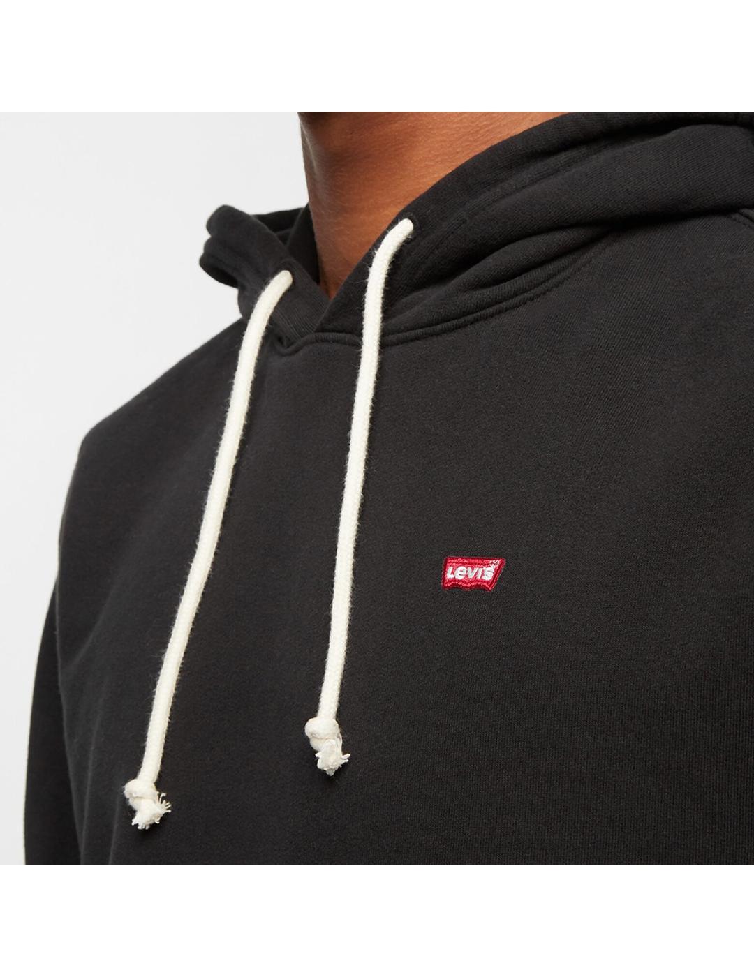SUDADERA LEVIS NEW ORIGINAL HOODIE DRESS NEGRO