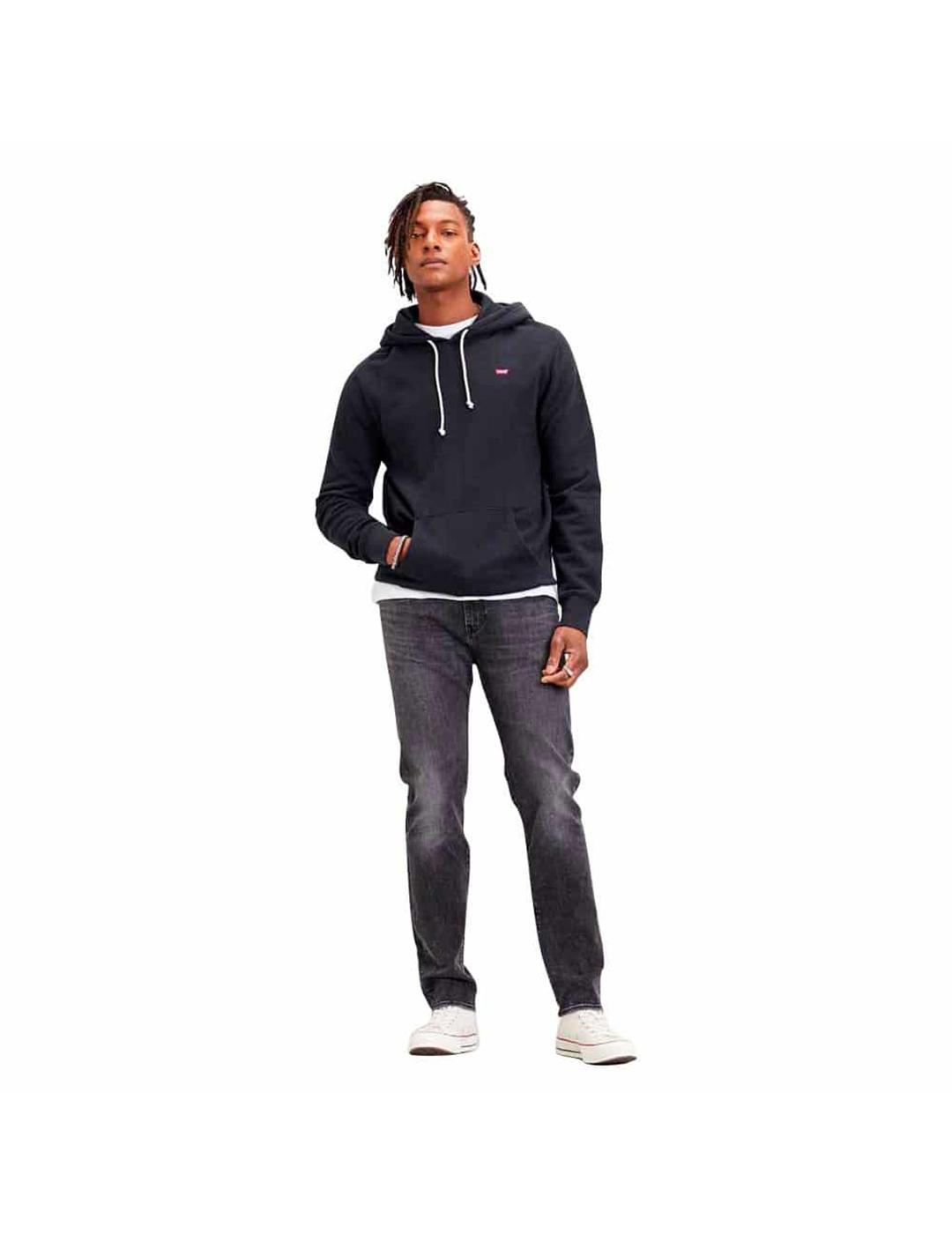 SUDADERA LEVIS NEW ORIGINAL HOODIE DRESS NEGRO