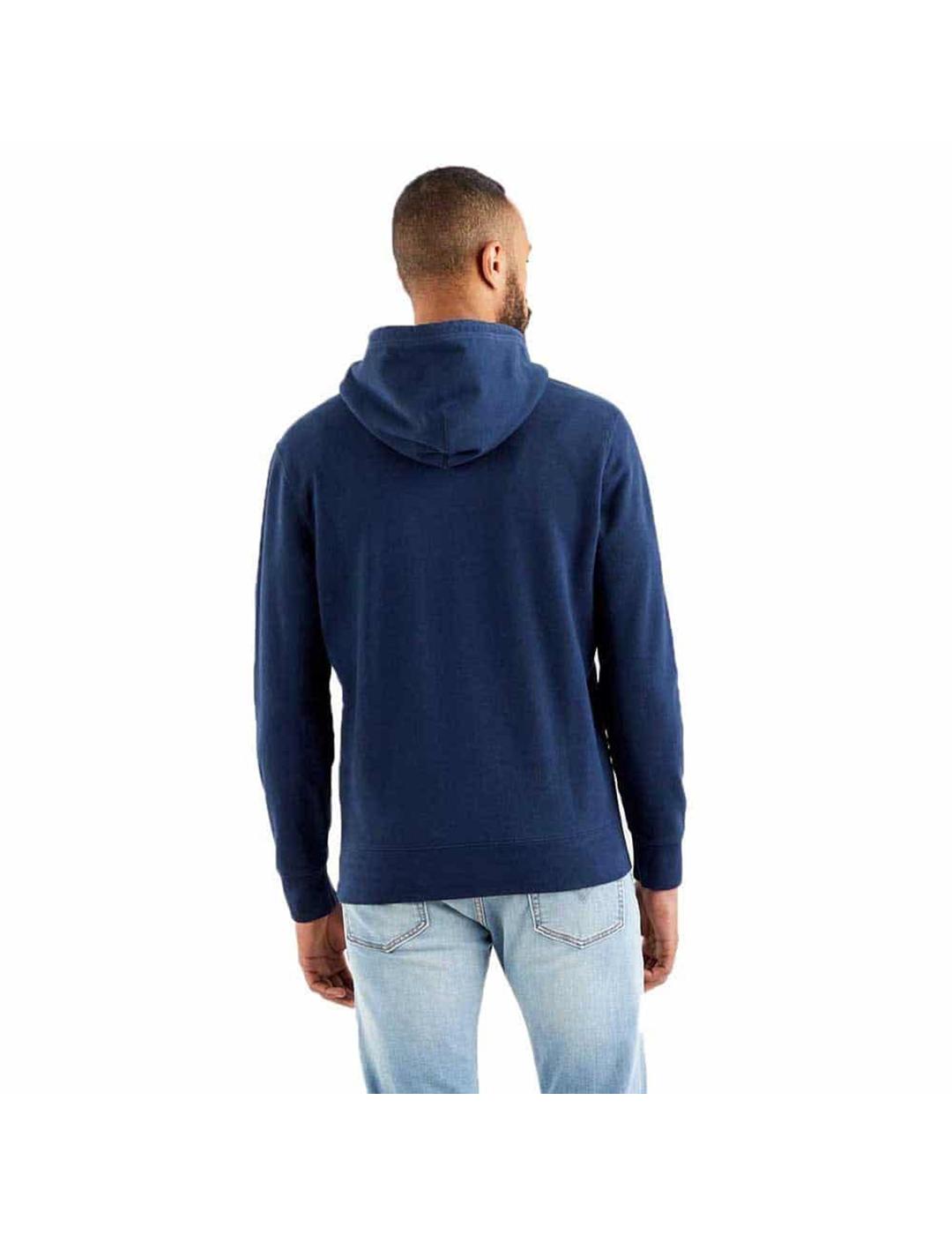 SUDADERA LEVIS NEW ORIGINAL HOODIE DRESS AZUL OSCU