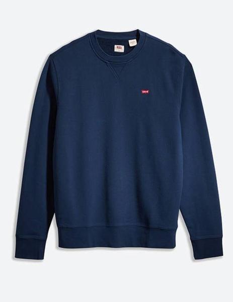 SUDADERA LEVIS NEW ORIGINAL CREW DRESS BLUES AZUL