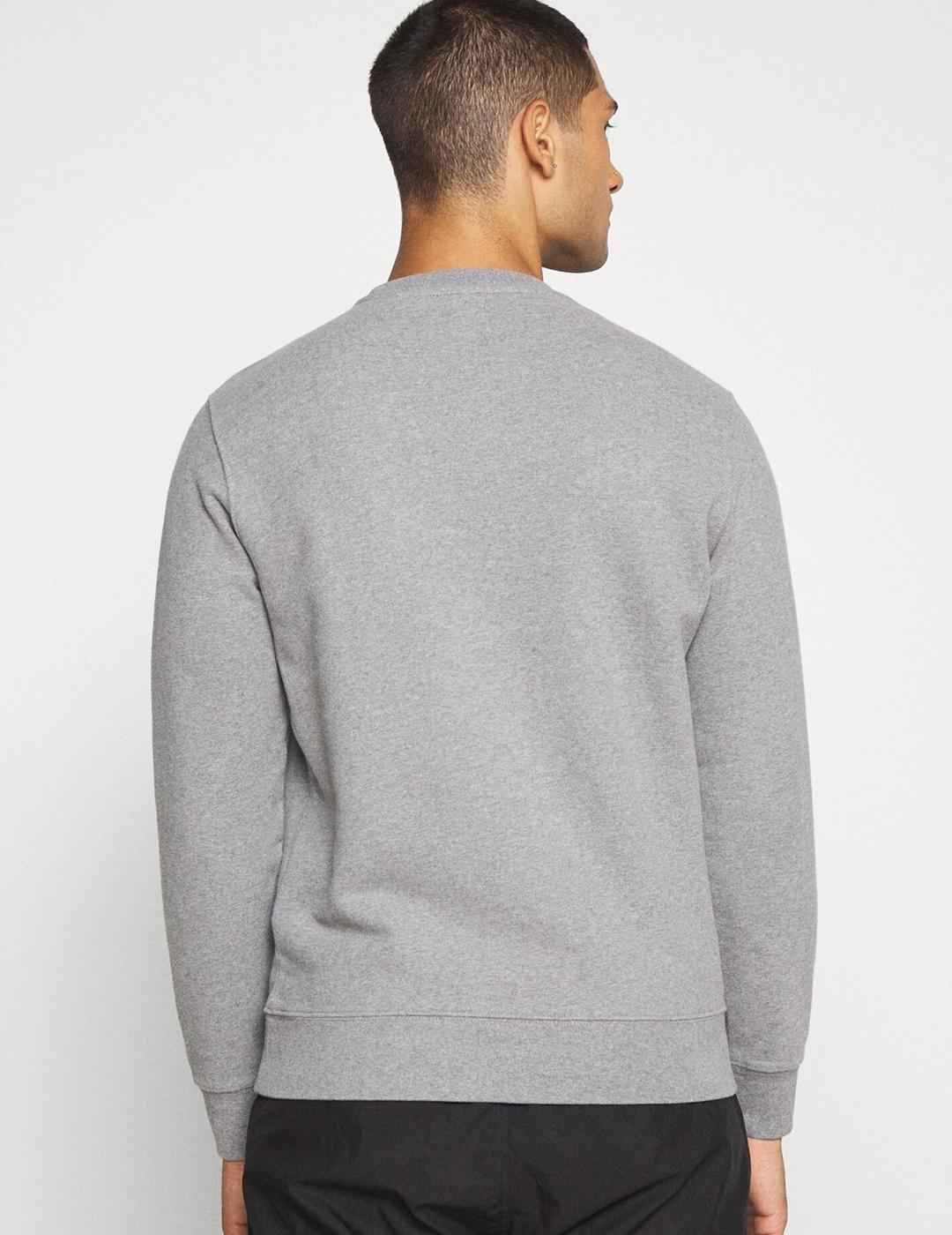 SUDADERA LEVIS NEW ORIGINAL CREW CHISEL GREY GRIS