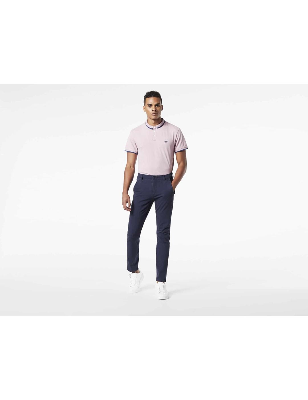 PANTALON DOCKERS SKINNY SMART 360 FLEX AZUL OSCURO