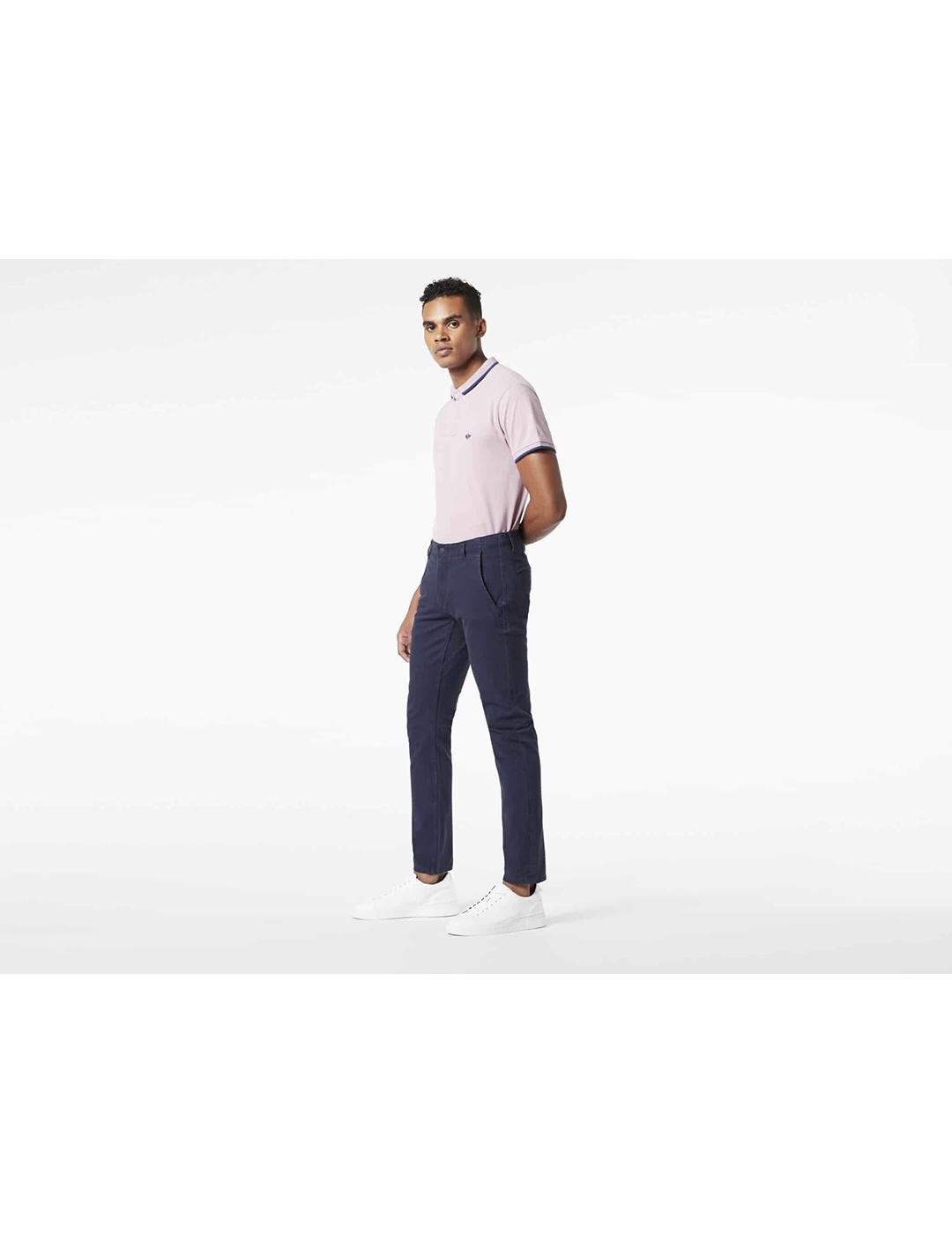 PANTALON DOCKERS SKINNY SMART 360 FLEX AZUL OSCURO