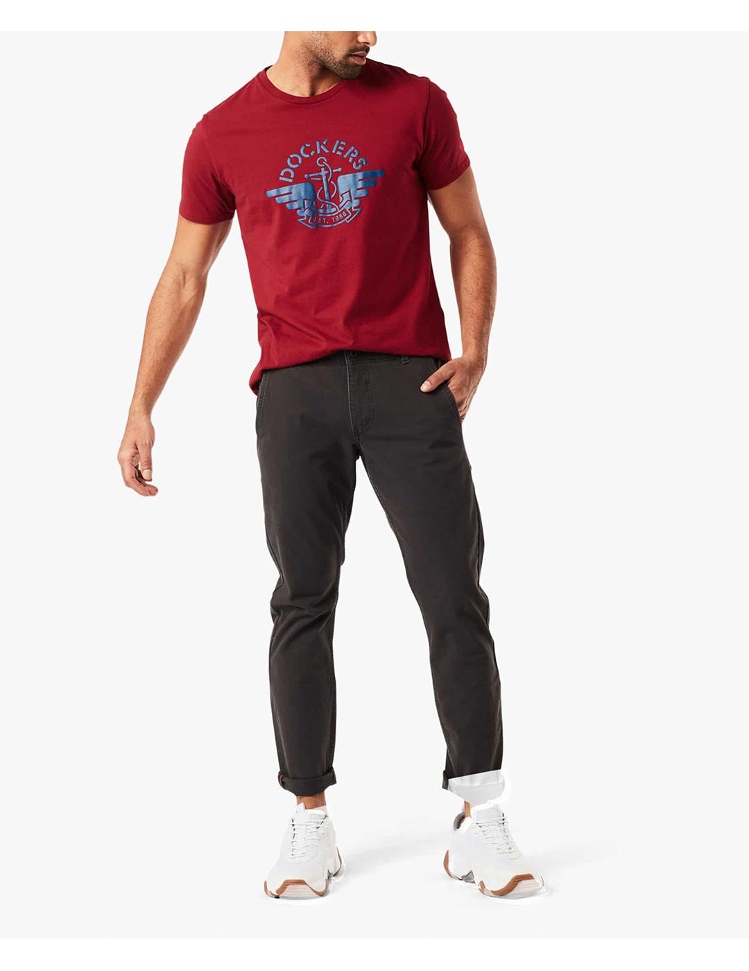 PANTALON DOCKERS SKINNY SMART 360 FLEX GRIS OSCURO