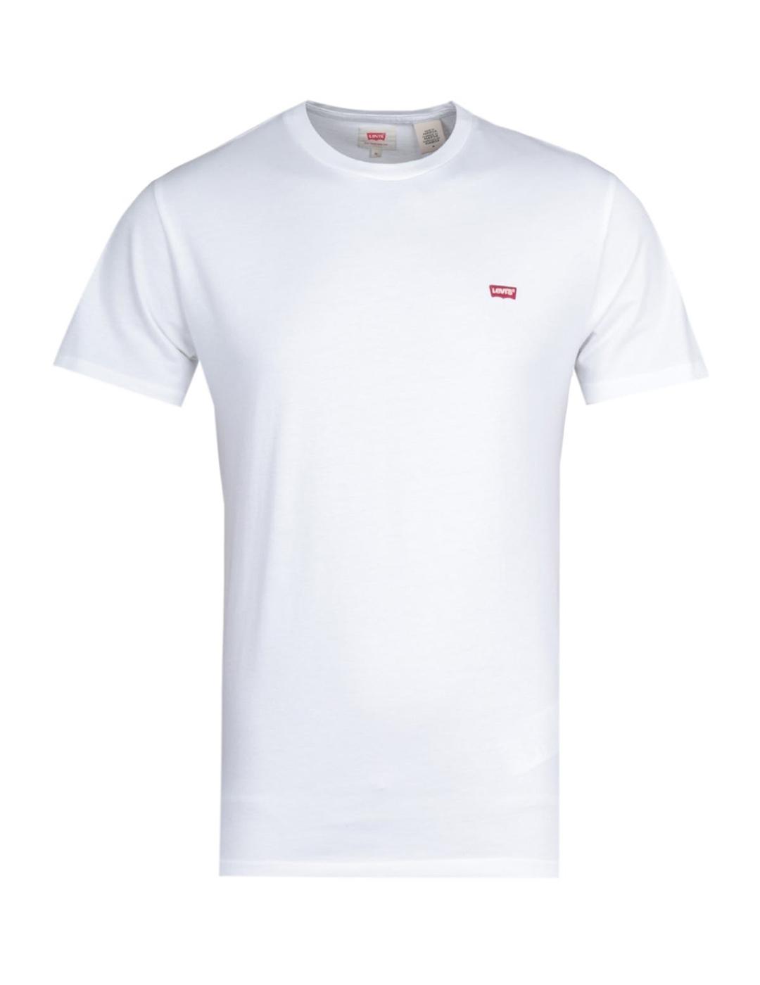 CAMISETA LEVIS SS ORIGINAL HM PATCH WHITE BLANCO