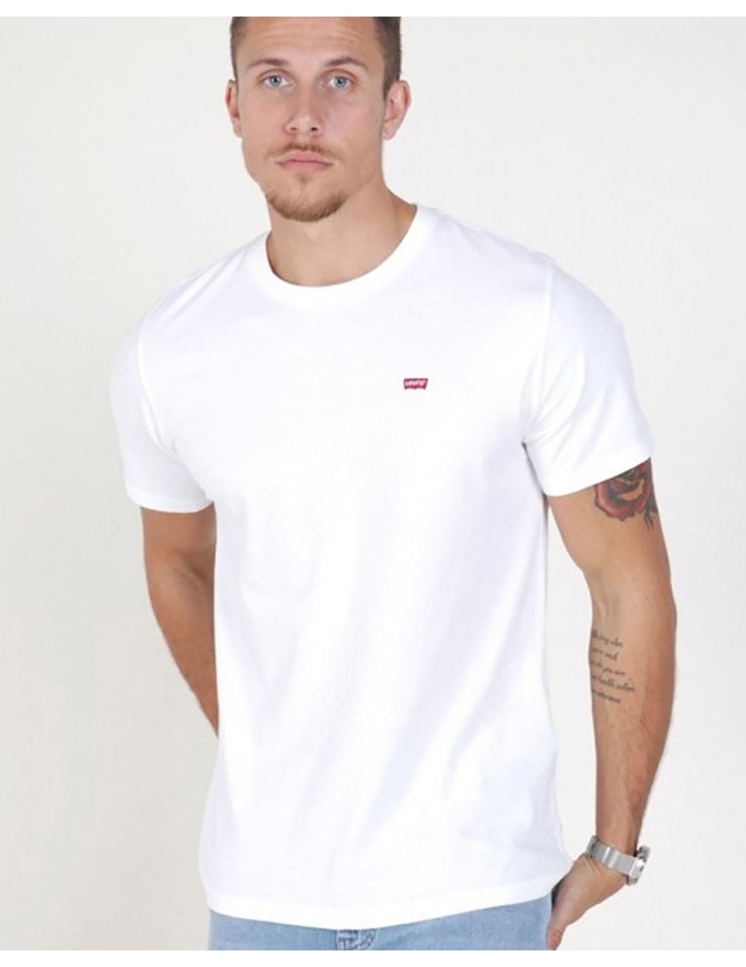 CAMISETA LEVIS SS ORIGINAL HM PATCH WHITE BLANCO