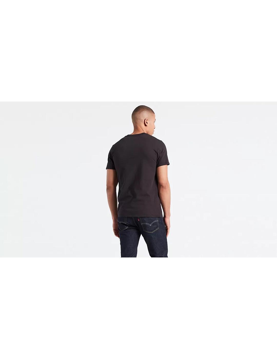 CAMISETA LEVIS ORIGINAL HM TEE COTTON   PATCH BLK