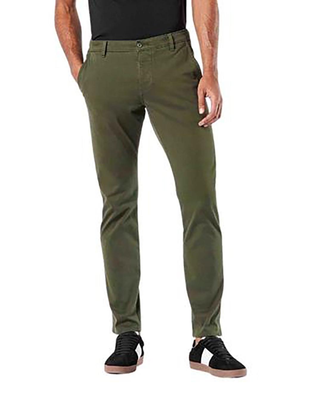 PANTALON DOCKERS SUPREME FLEX SKINNY VERDE OLIVA