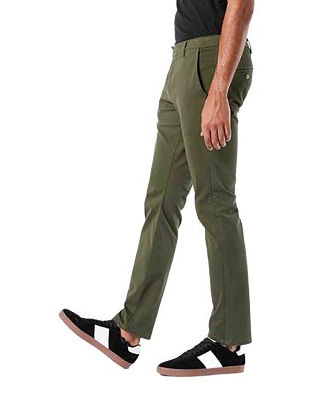 PANTALON DOCKERS SUPREME FLEX SKINNY VERDE OLIVA