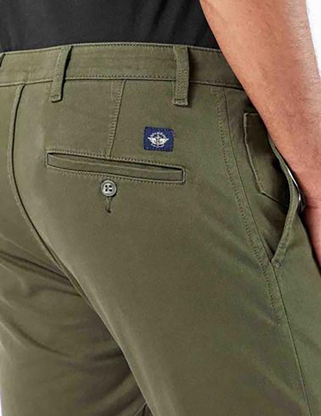 PANTALON DOCKERS SUPREME FLEX SKINNY VERDE OLIVA