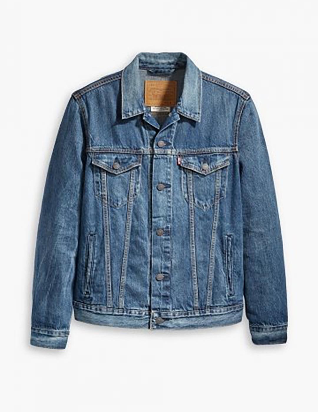 CHAQUETA LEVIS TRUCKER MAYZE AZUL ATENUADO