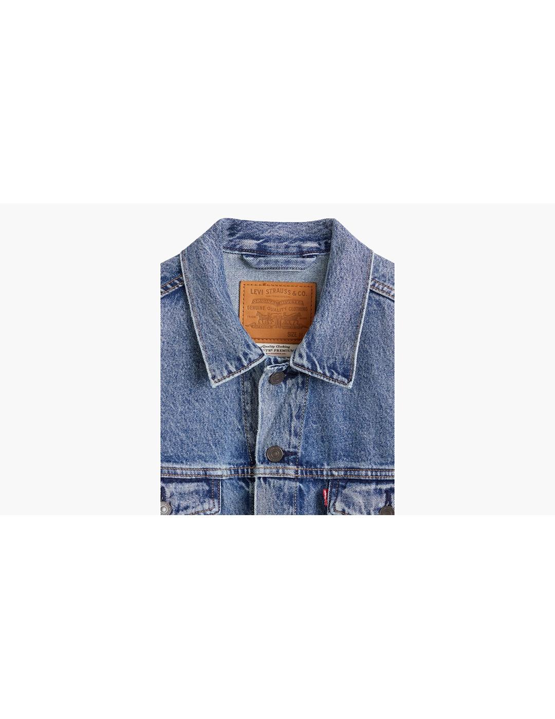 CHAQUETA LEVIS THE TRUCKER SKYLINE AZUL ATENUADO (