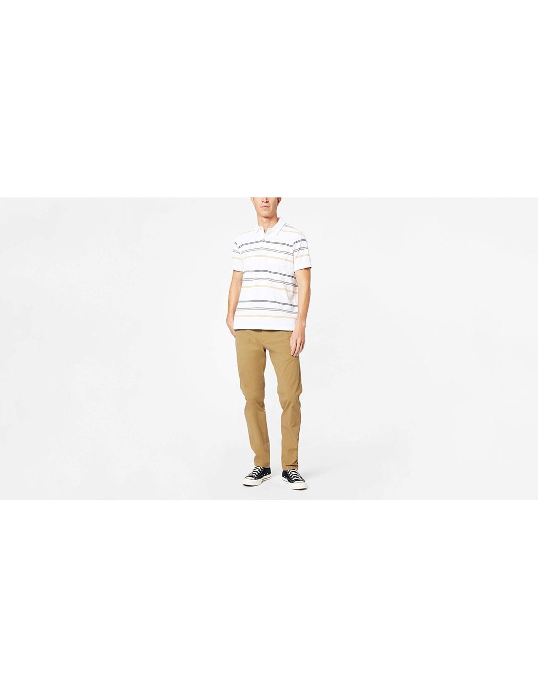 PANTALON DOCKERS SMART 360 CHINO SLIM MARRÓN CLARO
