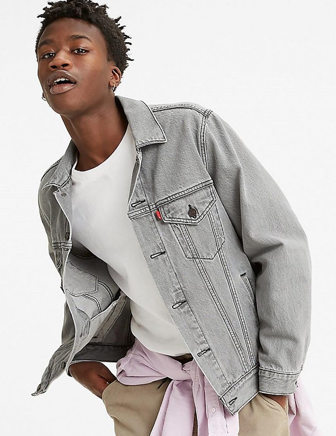 CHAQUETA LEVIS TRUCKER VINTAGE FIT GOTTA GET GRIS