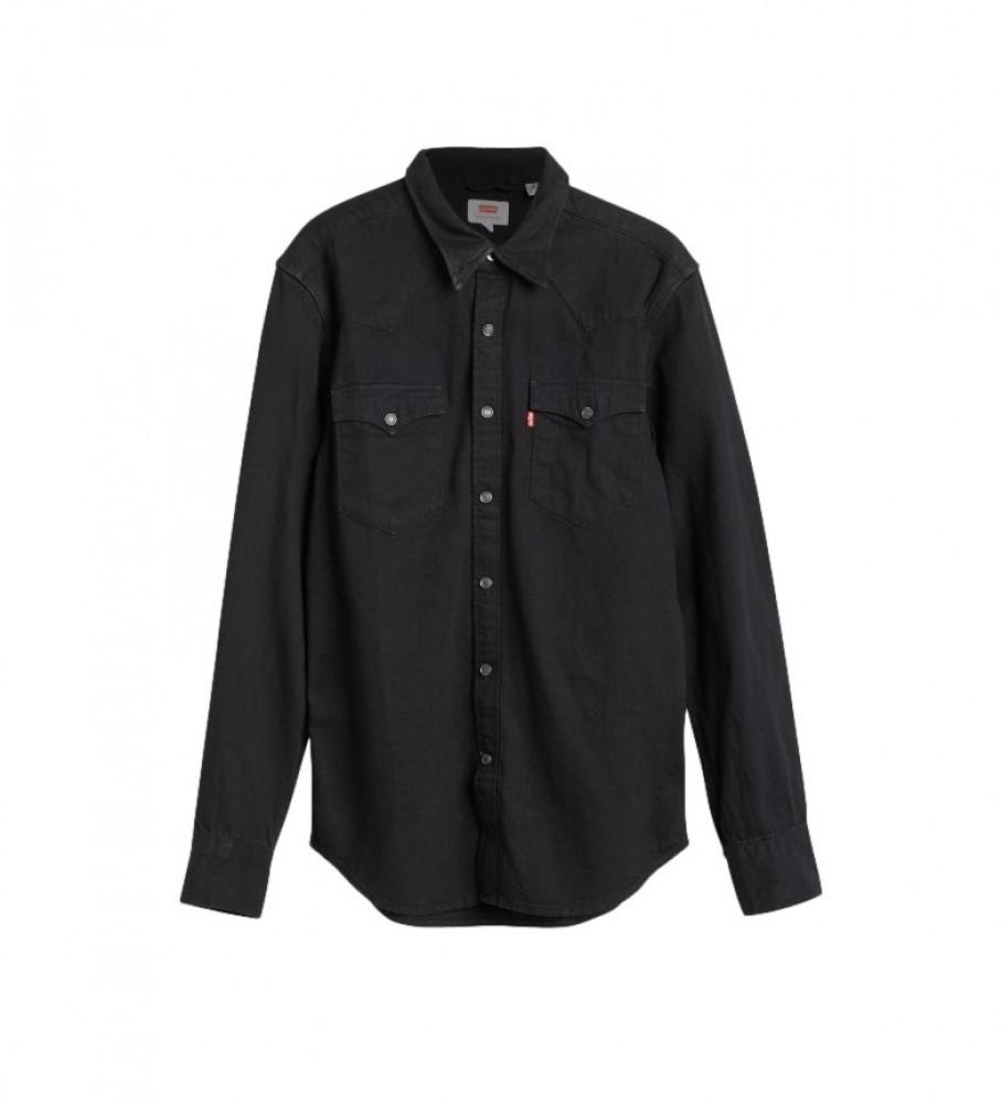 CAMISA LEVIS BARSTOW WESTERN STANDARD MARBLE NEGRO