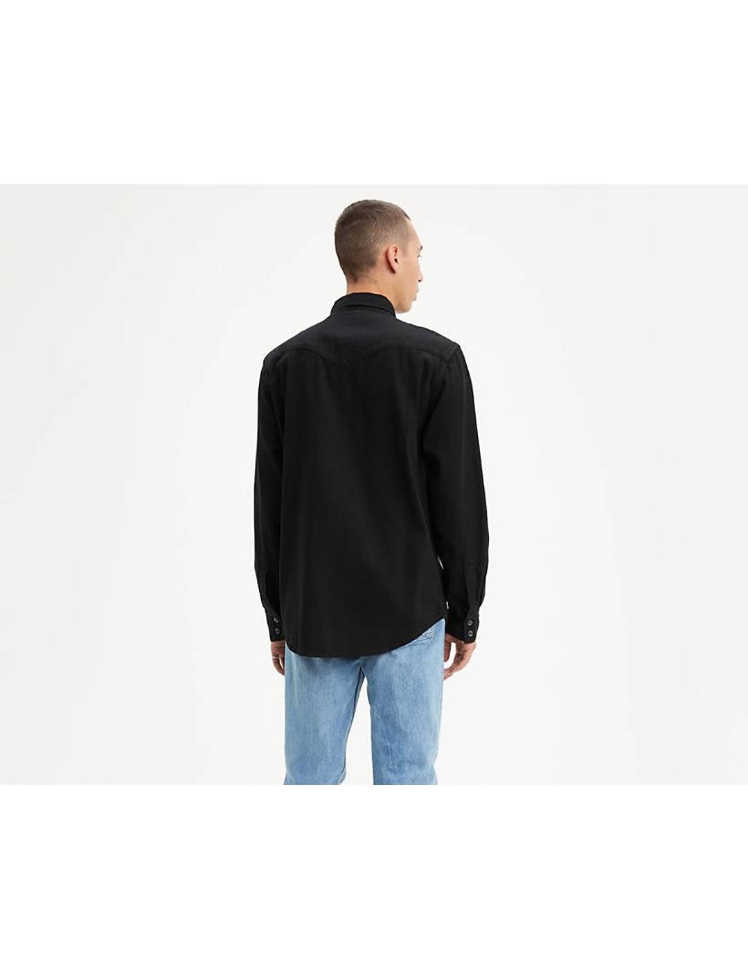 CAMISA LEVIS BARSTOW WESTERN STANDARD MARBLE NEGRO