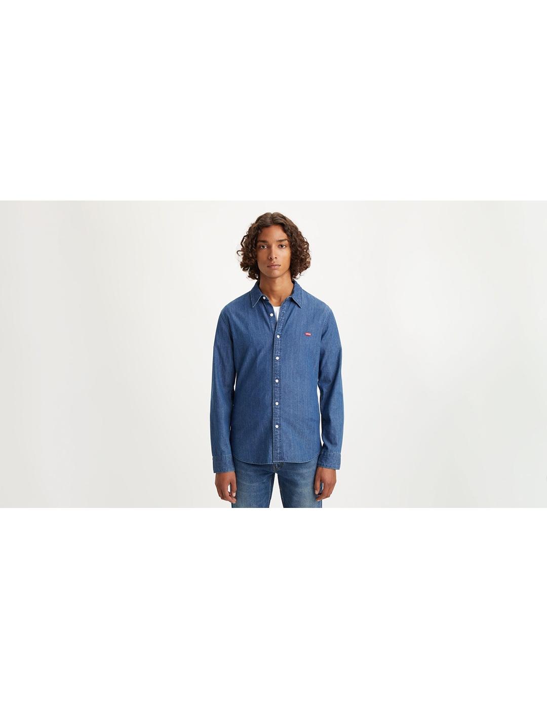 CAMISA LEVIS BATTERY AZUL