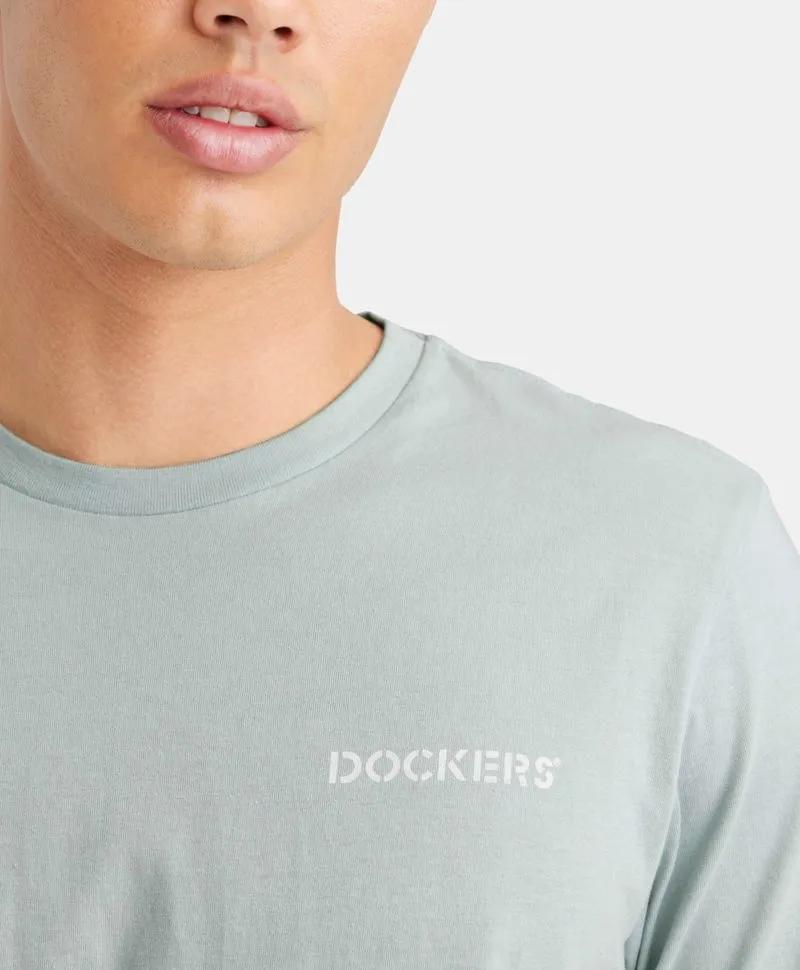 CAMISETA DOCKERS GRAPHIC AZUL CLARO