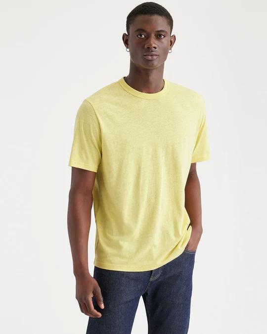 CAMISETA DOCKERS CREW AMARILLO