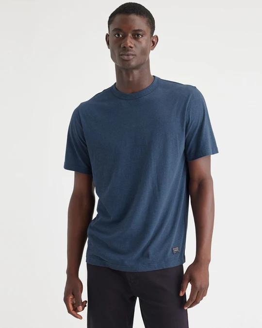 CAMISETA DOCKERS CREW AZUL ATENUADO